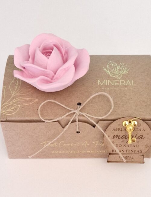 Rosa rosa - Cerâmica Perfumada da Mineral Organic Crafts