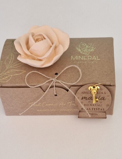 Rosa laranja - Cerâmica Perfumada da Mineral Organic Crafts