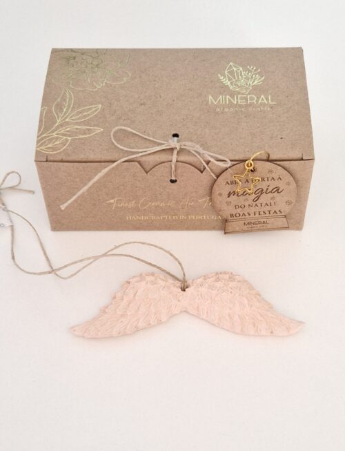 Asinhas de Anjo Coral - Cerâmica Perfumada da Mineral Organic Crafts