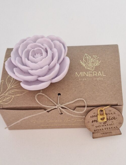 Camélia média lilás - Mineral Organic Crafts