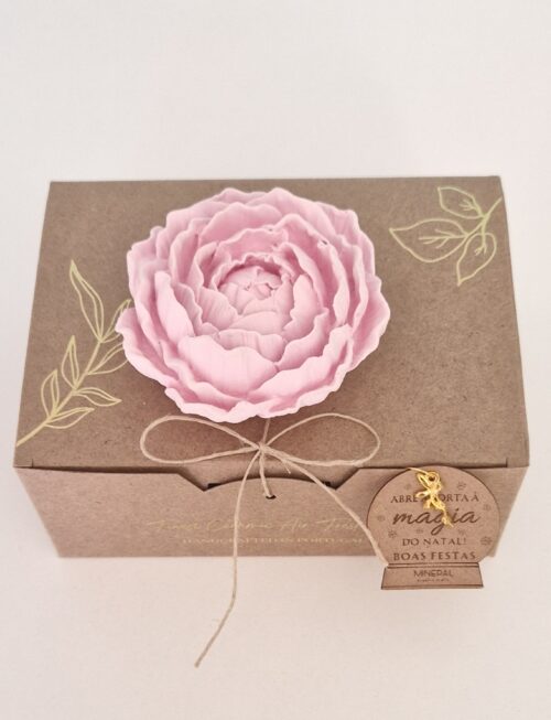 Botão de Begónia rosa - Cerâmica Perfumada da Mineral Organic Crafts