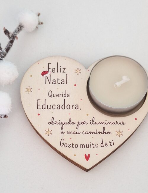 Porta vela - Educadora