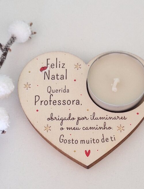 Porta vela - Professora