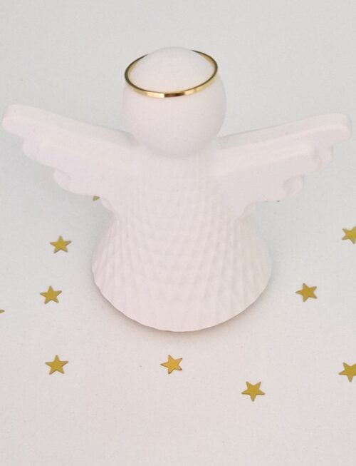 Anjo textura bolacha - Cerâmica Perfumada da Mineral Organic Crafts