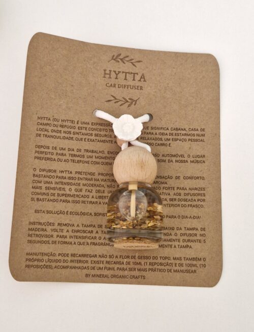 Hytta difusor de carro Authentic -  Mineral Organic Crafts