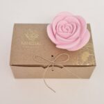 Eustoma rosa - Cerâmica Perfumada da Mineral Organic Crafts