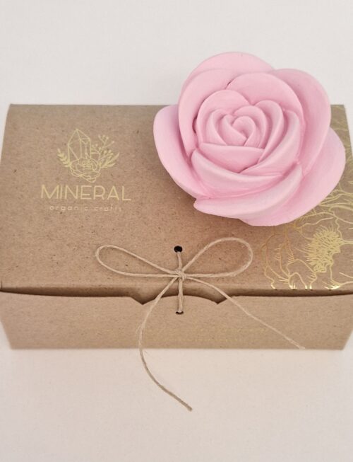 Eustoma rosa - Cerâmica Perfumada da Mineral Organic Crafts