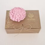 Dália rosa fechada - Cerâmica Perfumada da Mineral Organic Crafts