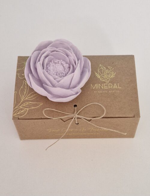 Ranúnculo lilás - Cerâmica Perfumada da Mineral Organic Crafts