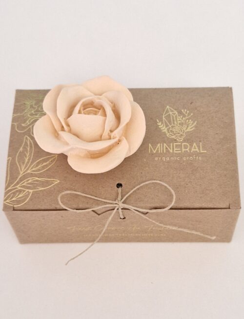 Rosa laranja - Cerâmica Perfumada da Mineral Organic Crafts