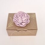 Camélia fechada lilás - Mineral Organic Crafts