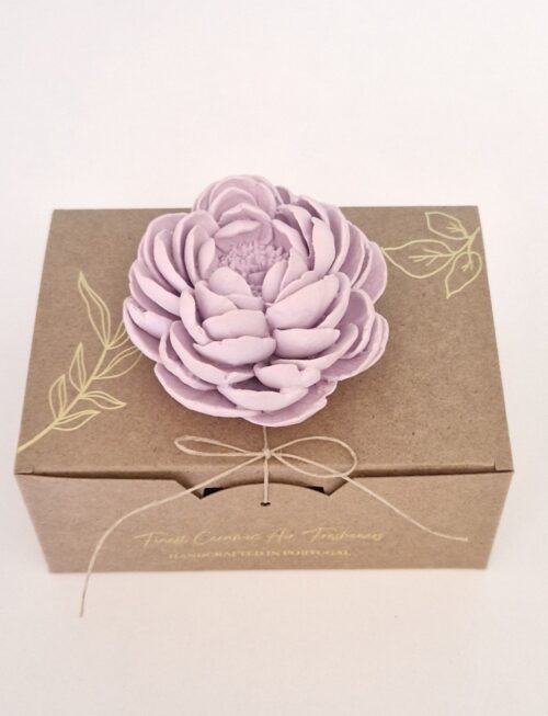 Camélia fechada lilás - Mineral Organic Crafts