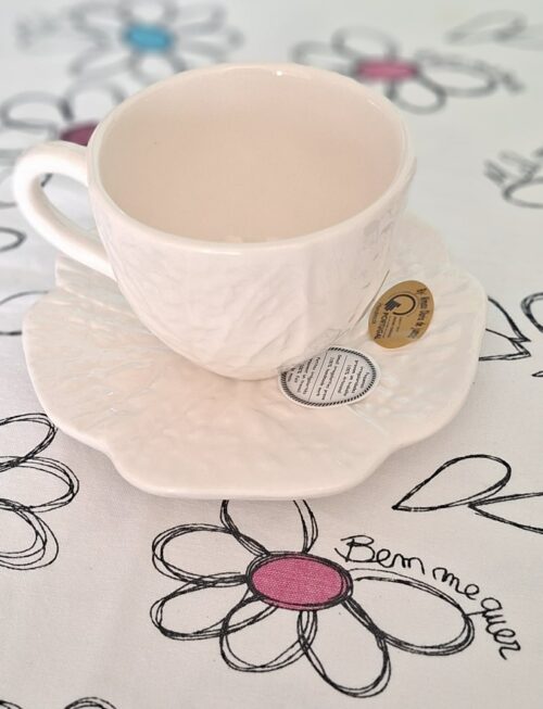 Chávena + Pires branca by mimoso