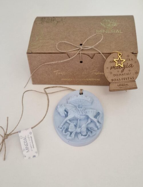 Carrosel azul- Cerâmica Perfumada da Mineral Organic Crafts