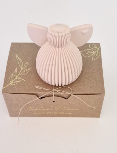 Anjo listado grande - Cerâmica Perfumada da Mineral Organic Crafts