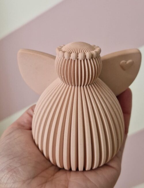 Anjo listado grande - Cerâmica Perfumada da Mineral Organic Crafts