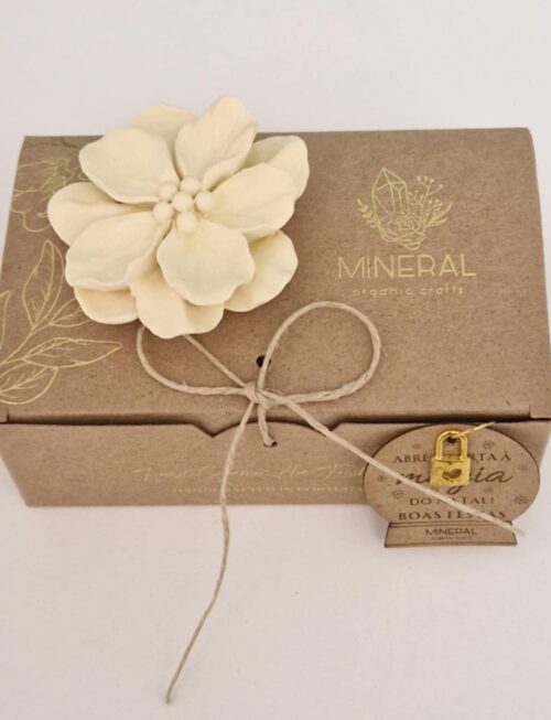 Flor de Natal Amarela  - Cerâmica Perfumada da Mineral Organic Crafts