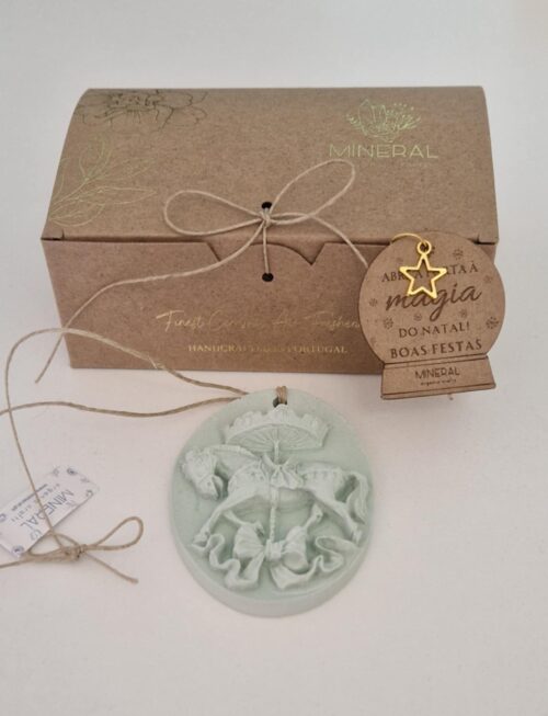 Carrosel verde - Cerâmica Perfumada da Mineral Organic Crafts