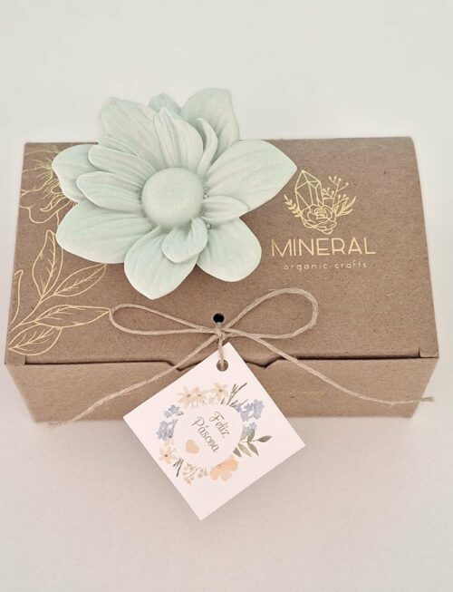 Crisântemo verde - Cerâmica Perfumada da Mineral Organic Crafts