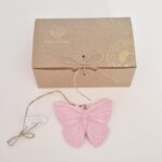 Borboleta rosa - Cerâmica Perfumada da Mineral Organic Crafts