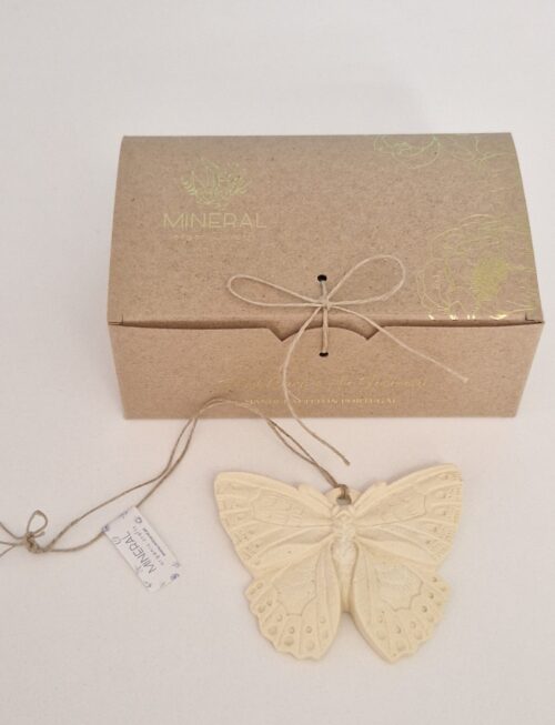 Borboleta amarelo - Cerâmica Perfumada da Mineral Organic Crafts