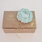 Peónia fechada menta - Cerâmica Perfumada da Mineral Organic Crafts