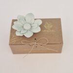 Crisântemo verde - Cerâmica Perfumada da Mineral Organic Crafts