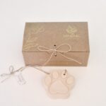 Patinha para pendurar bege - Cerâmica Perfumada da Mineral Organic Crafts