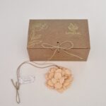 Hortênsia 3D alaranjada - Cerâmica Perfumada da Mineral Organic Crafts