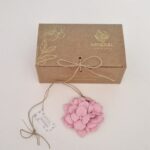 Hortênsia 3D rosa - Cerâmica Perfumada da Mineral Organic Crafts