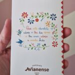 Tablete chocolate Avianense -  Lenço dos Namorados