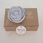 Ranúnculo pétala lisa azul - Cerâmica Perfumada da Mineral Organic Crafts