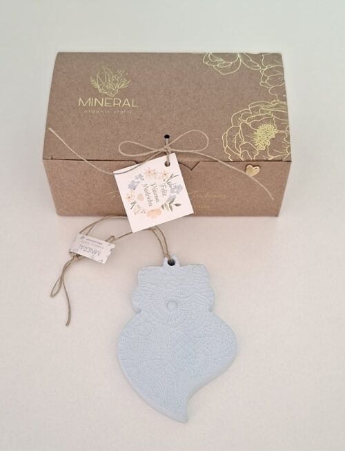 Coração de Viana azul - Cerâmica Perfumada da Mineral Organic Crafts