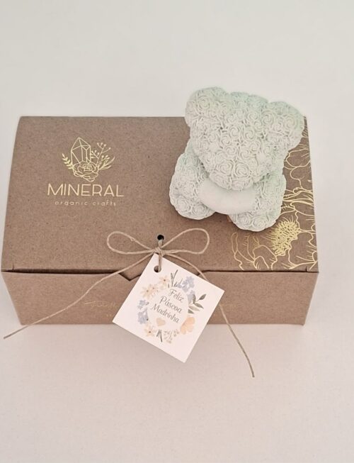 Ursinho verde - Cerâmica Perfumada da Mineral Organic Crafts