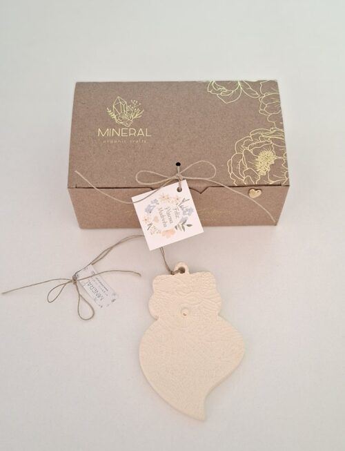 Coração de Viana amarelo - Cerâmica Perfumada da Mineral Organic Crafts