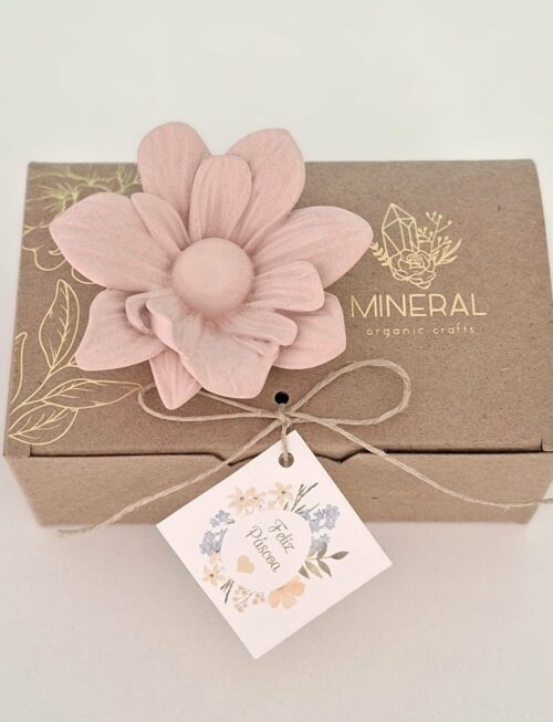 Crisântemo rosa velho - Cerâmica Perfumada da Mineral Organic Crafts