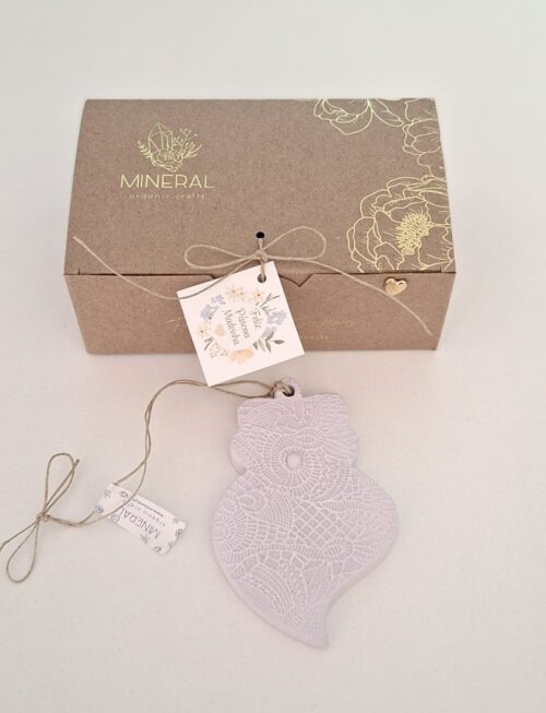 Coração de Viana lilás - Cerâmica Perfumada da Mineral Organic Crafts