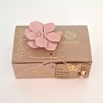 Flor de Natal Rosa Velho - Cerâmica Perfumada da Mineral Organic Crafts