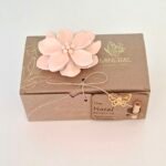 Flor de Natal alaranjada - Cerâmica Perfumada da Mineral Organic Crafts