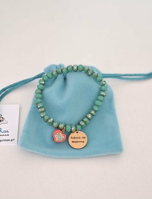 Pulseira onix -  Adoro-te Madrinha