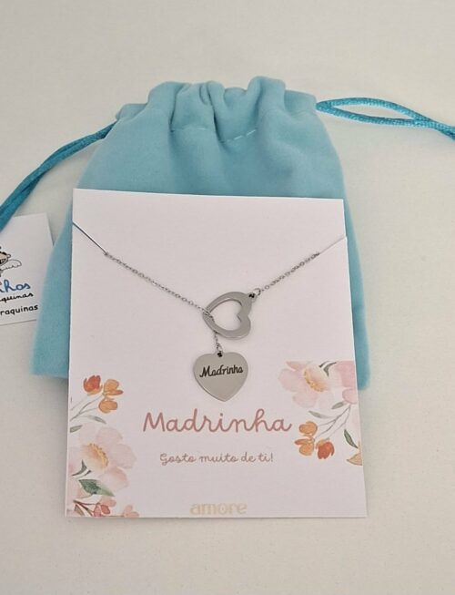 Pulseira prateada Madrinha