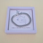 Pulseira em aço cruz - Pai