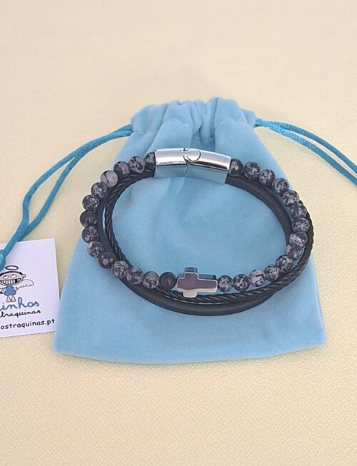 Pulseira Homem cruz