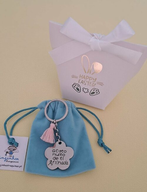 Porta chaves - Gosto muito de ti afilhada