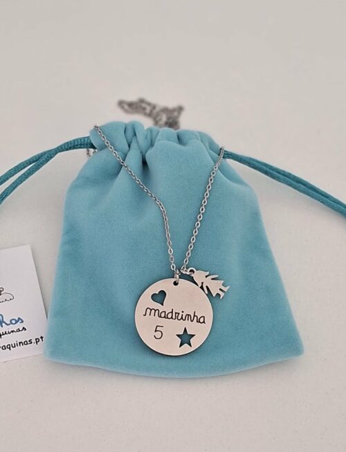 Colar aço - Madrinha 5*