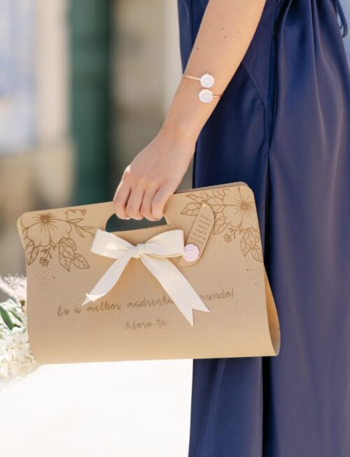 Flower Wrap Madrinha - Mineral Organic Crafts