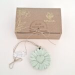 Gerbera coração verde - Cerâmica Perfumada da Mineral Organic Crafts
