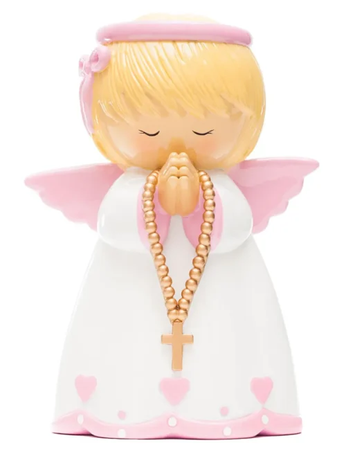 Anjo da Guarda Mealheiro Rosa - Little drops of Water