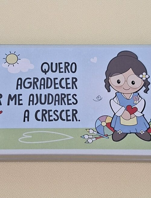 Lata com chocolate - Ajudares a crescer