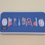 Lata com chocolate - Obrigado